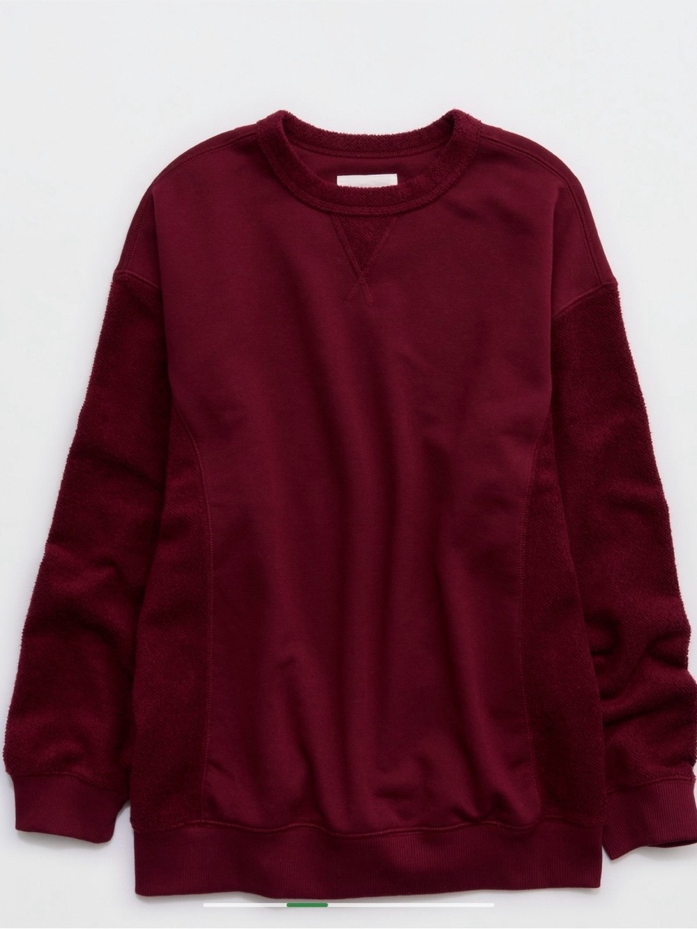 Aerie Women’s Très Chic
Chenille Sweatshirt Cherry Tart Color Size XXS